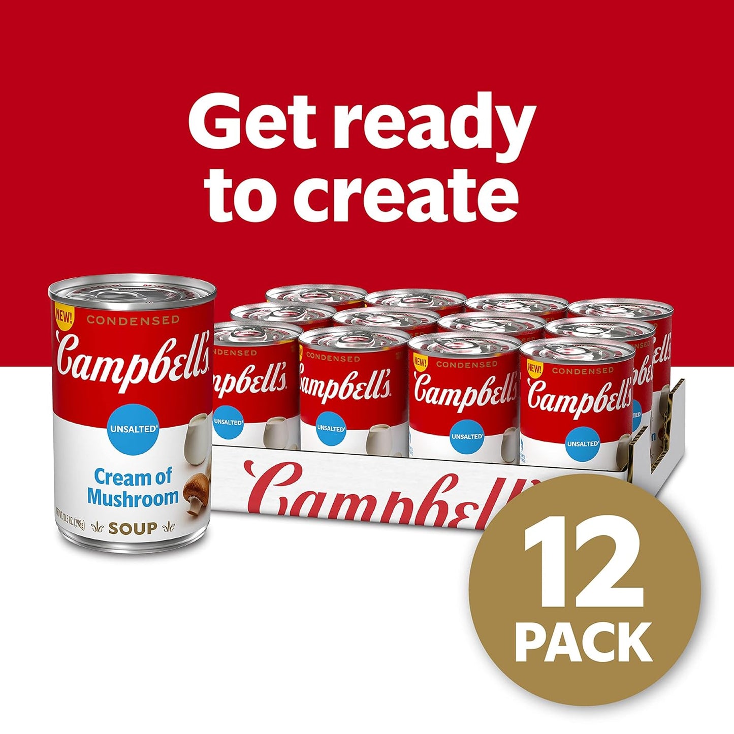 https://soupnbroth.shop/products/Campbell’s Condensed Unsalted Cream of Mushroom Soup, 10.5 Ounce Can (Pack of 12), brand is Campbell''s
